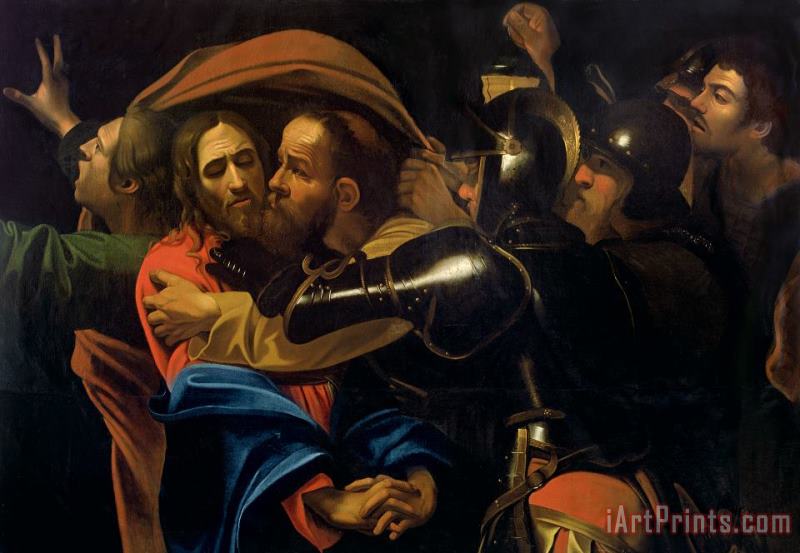 Michelangelo Caravaggio The Taking of Christ Art Print