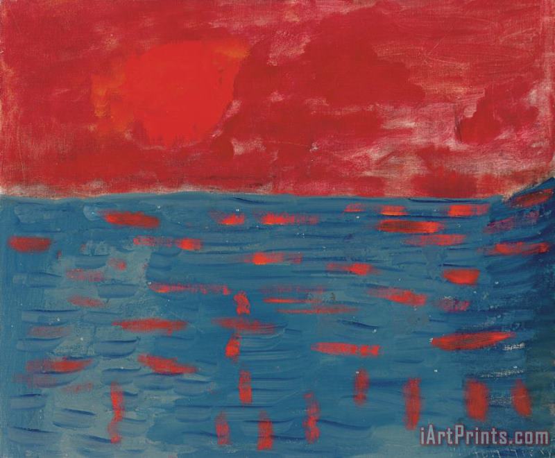 Milton Avery Dawning Sun Art Painting