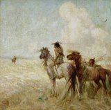 Nathaniel Hughes John Baird - The Bison Hunters painting