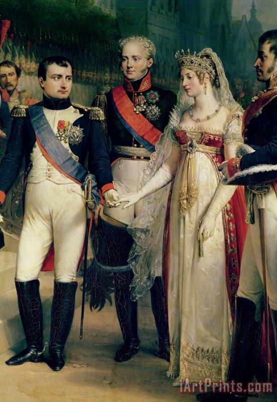 Napoleon Bonaparte Receiving Queen Louisa of Prussia painting - Nicolas Louis Francois Gosse Napoleon Bonaparte Receiving Queen Louisa of Prussia Art Print