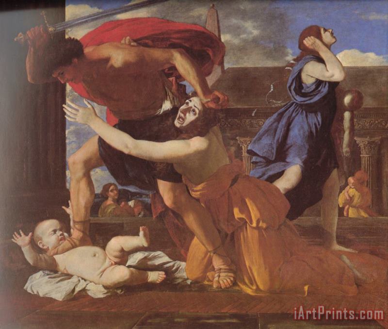 Nicolas Poussin The Massacre of The Innocents Art Painting