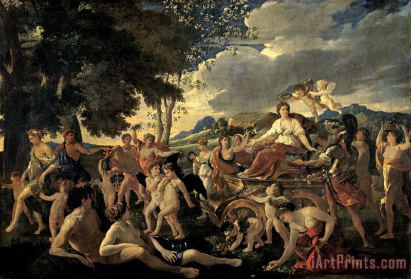 Nicolas Poussin The Triumph of Flora Art Painting
