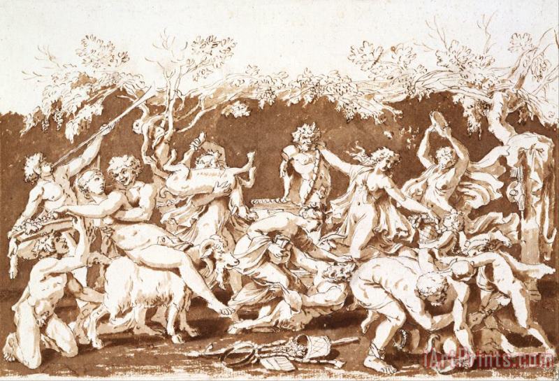 Triumph of Pan painting - Nicolas Poussin Triumph of Pan Art Print