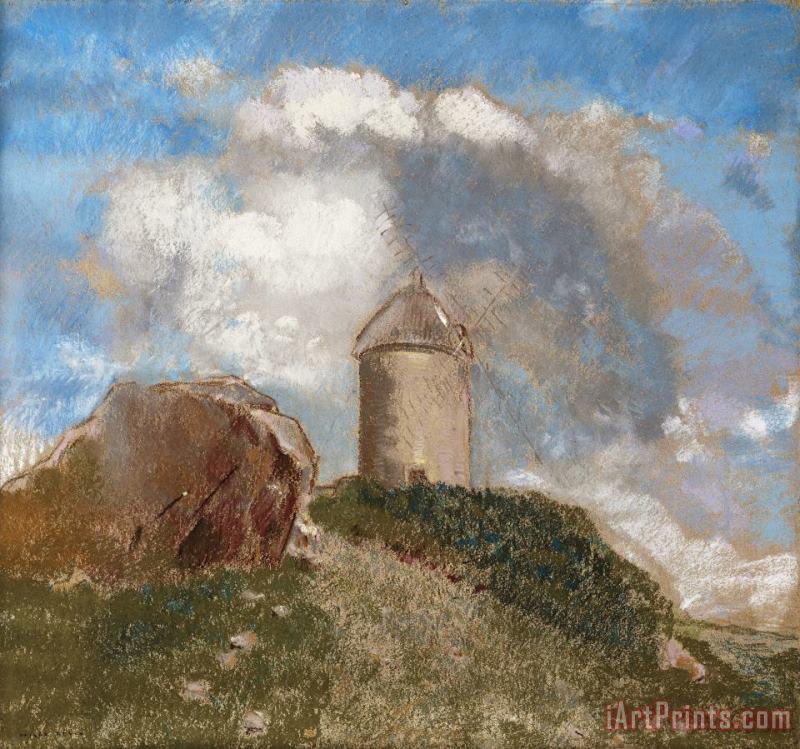 Odilon Redon The Windmill Art Painting