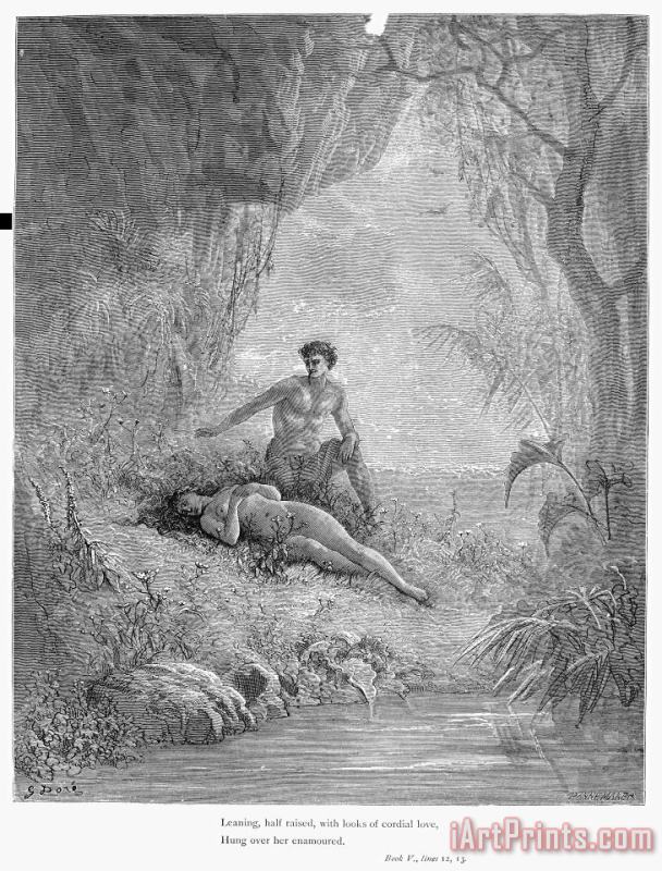 Others Adam & Eve Art Print