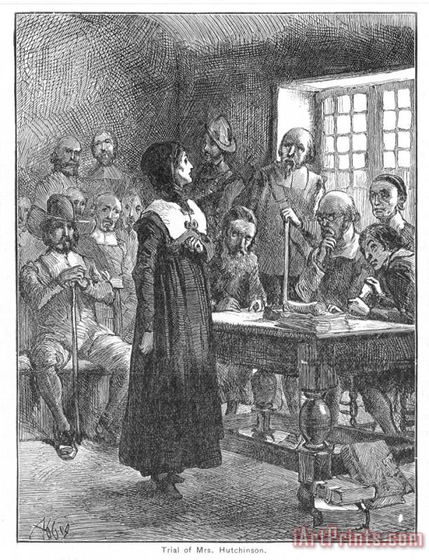 Anne Hutchinson (1591-1643) painting - Others Anne Hutchinson (1591-1643) Art Print