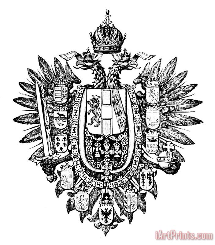 Others Austrian Coat Of Arms Art Print