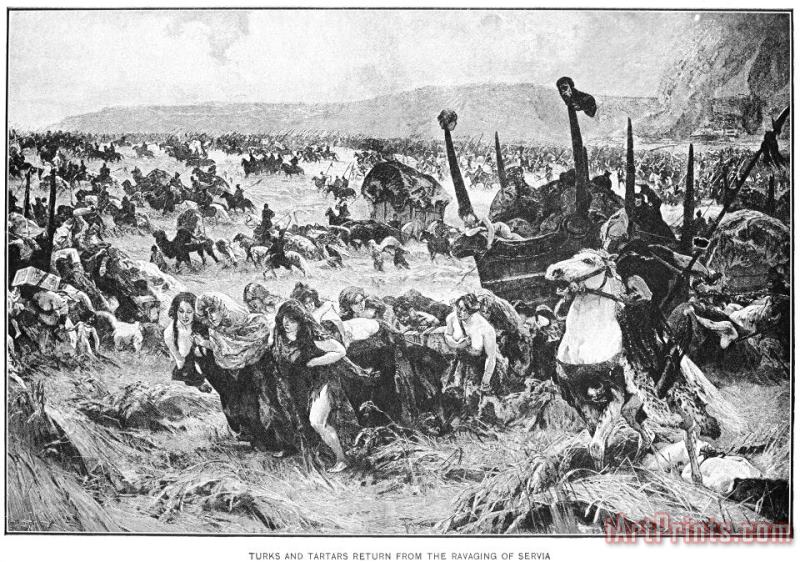 Balkan Insurgency, 1876 painting - Others Balkan Insurgency, 1876 Art Print