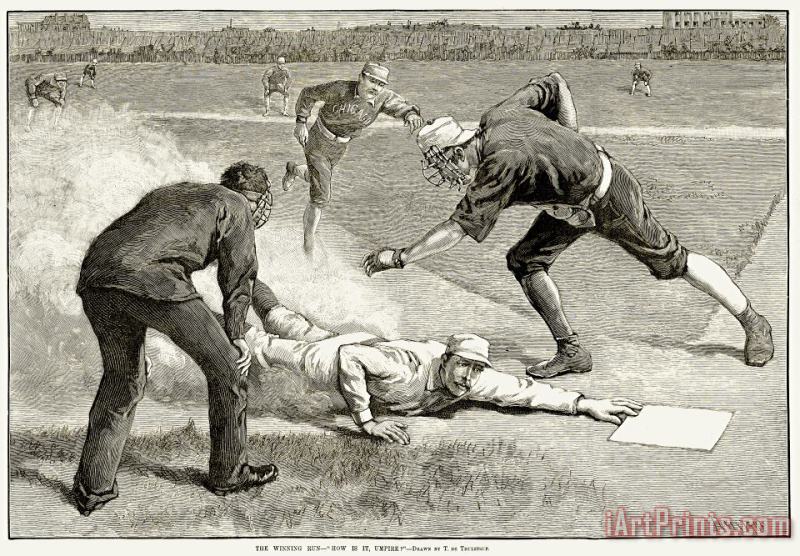 Others Baseball Game, 1885 Art Painting