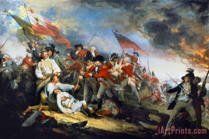 Battle Of Bunker Hill, 1775 painting - Others Battle Of Bunker Hill, 1775 Art Print