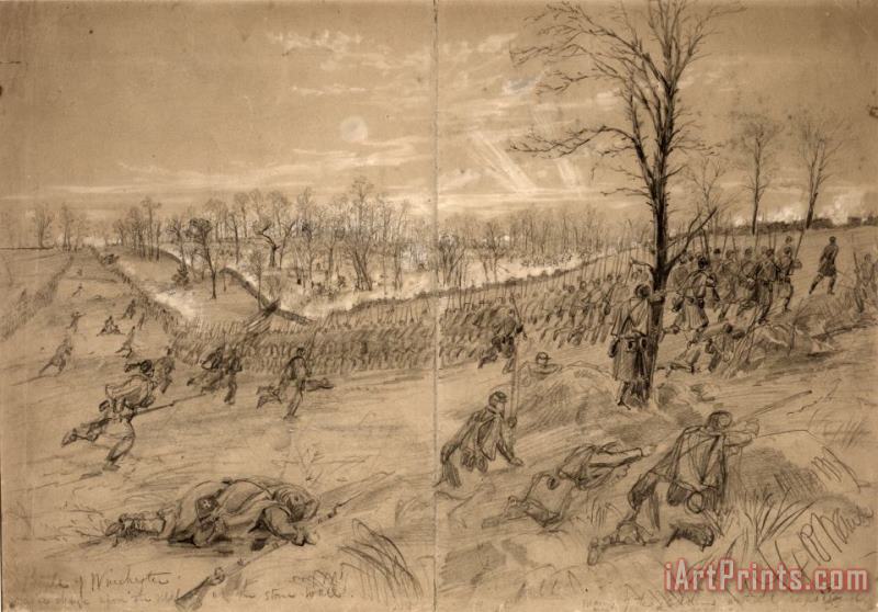 Battle Of Kernstown, 1862 painting - Others Battle Of Kernstown, 1862 Art Print