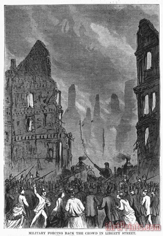 Others Boston Fire, 1872 Art Print