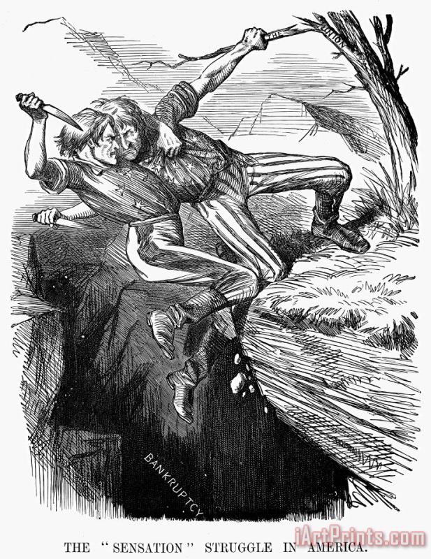 Others Cartoon: Civil War, 1862 Art Print
