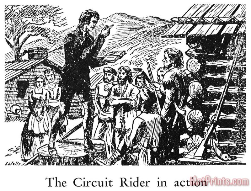 Circuit Rider painting - Others Circuit Rider Art Print
