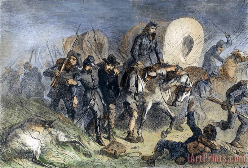 Civil War: Shiloh, 1862 painting - Others Civil War: Shiloh, 1862 Art Print