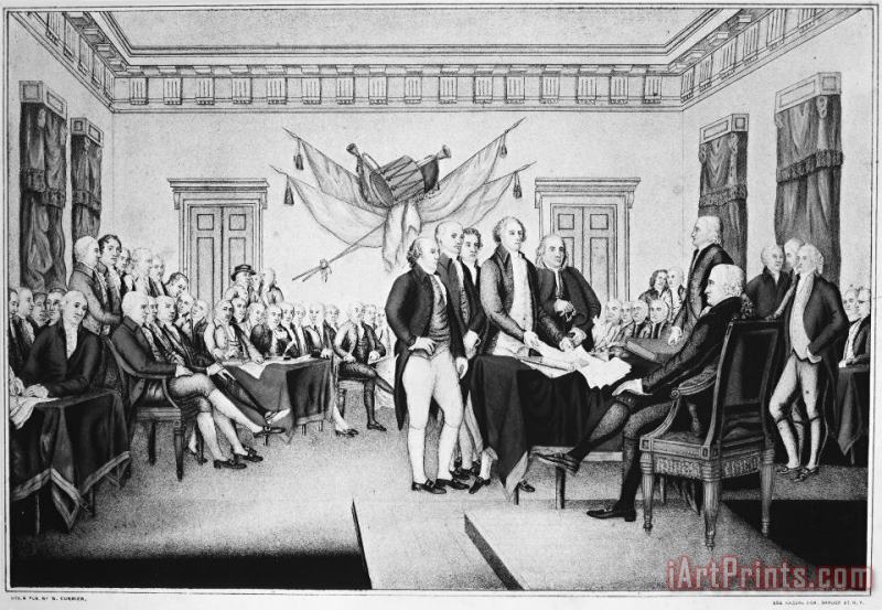 Others Declaration Of Independence Art Painting