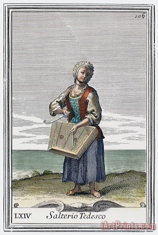 Dulcimer, 1723 painting - Others Dulcimer, 1723 Art Print