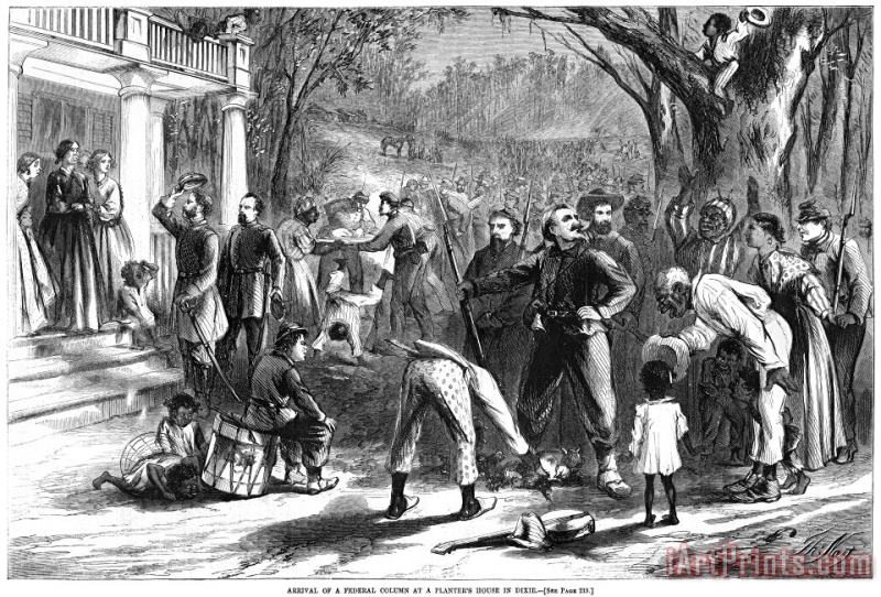 Emancipation, 1863 painting - Others Emancipation, 1863 Art Print