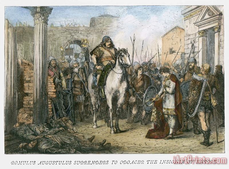 Fall Of Rome, 476 painting - Others Fall Of Rome, 476 Art Print