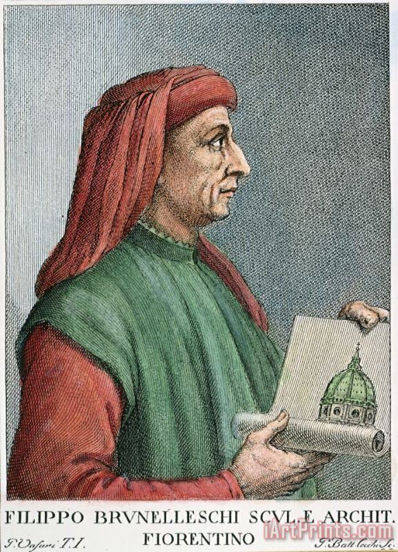 Others Filippo Brunelleschi Art Print