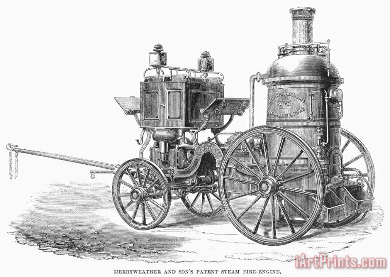 Others Fire Engine, 1862 Art Painting