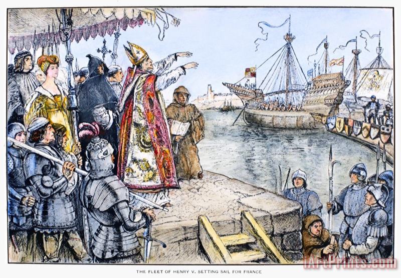 Others Fleet Of Henry V, 1415 Art Painting
