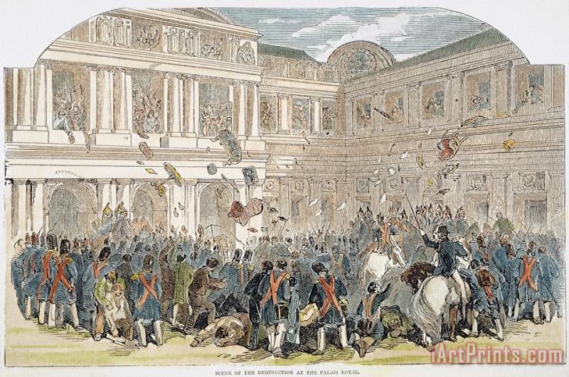 France: Revolution, 1848 painting - Others France: Revolution, 1848 Art Print