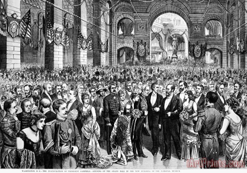Others Garfield Inauguration, 1881 Art Painting