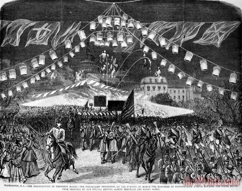 Others Hayes Inauguration, 1877 Art Print