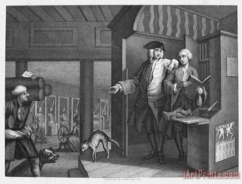 Hogarth: Industry, 1747 painting - Others Hogarth: Industry, 1747 Art Print