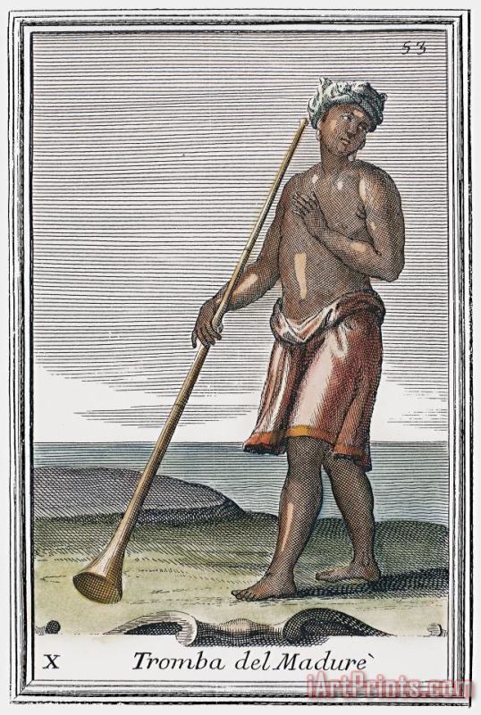 Others Indian Trumpet, 1723 Art Painting