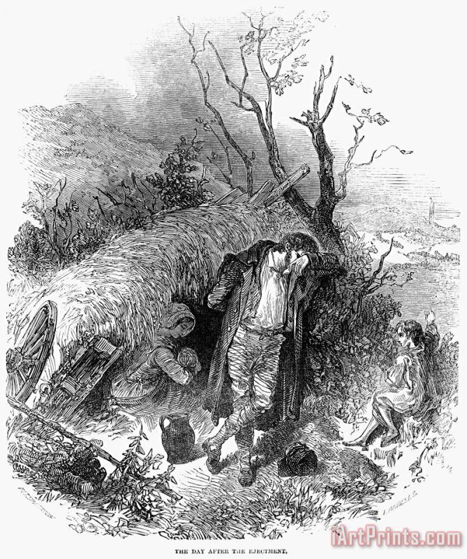Irish Potato Famine, 1846-7 painting - Others Irish Potato Famine, 1846-7 Art Print