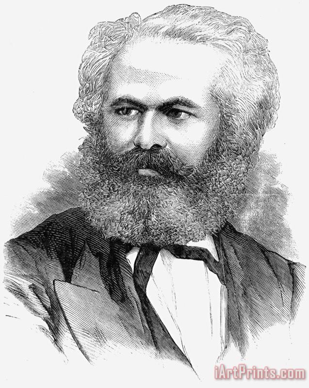 Others Karl Marx (1818-1883) Art Print
