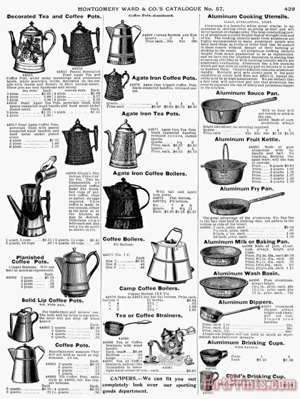 Others Kitchenware, 1895 Art Print