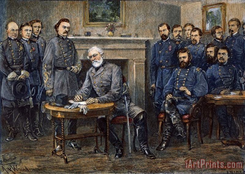 Others Lees Surrender, 1865 Art Painting