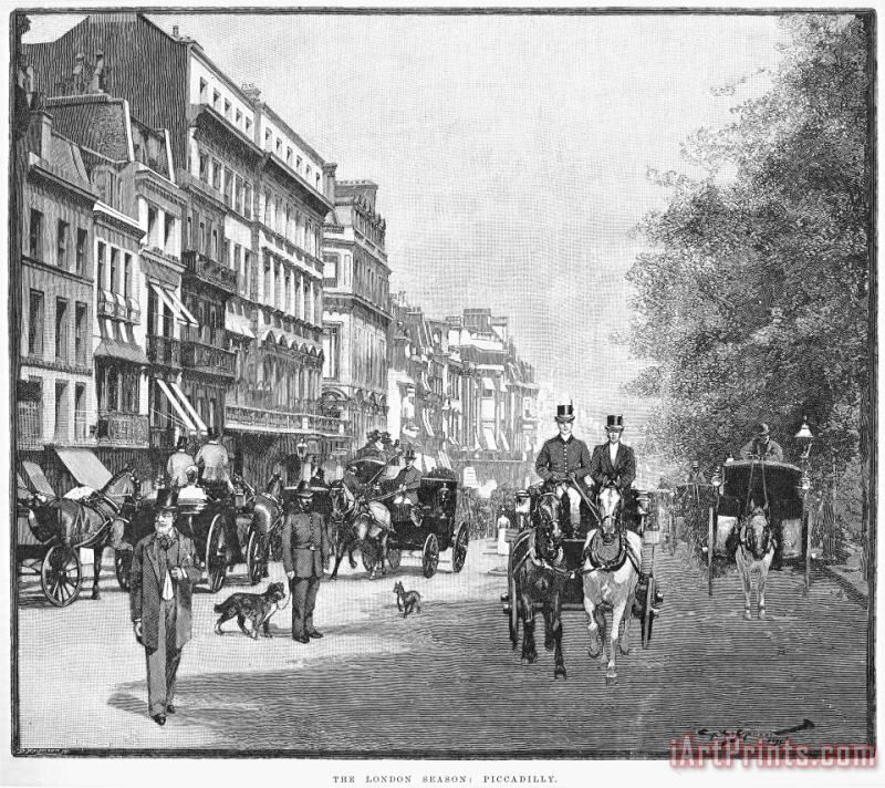 Others London: Piccadilly, 1895 Art Print