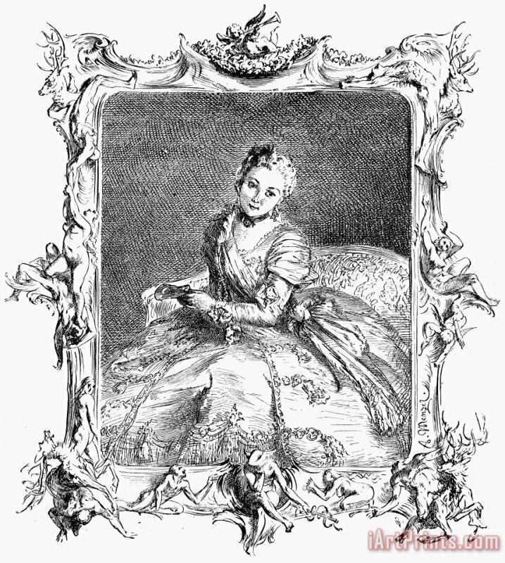 Marquise De Pompadour painting - Others Marquise De Pompadour Art Print