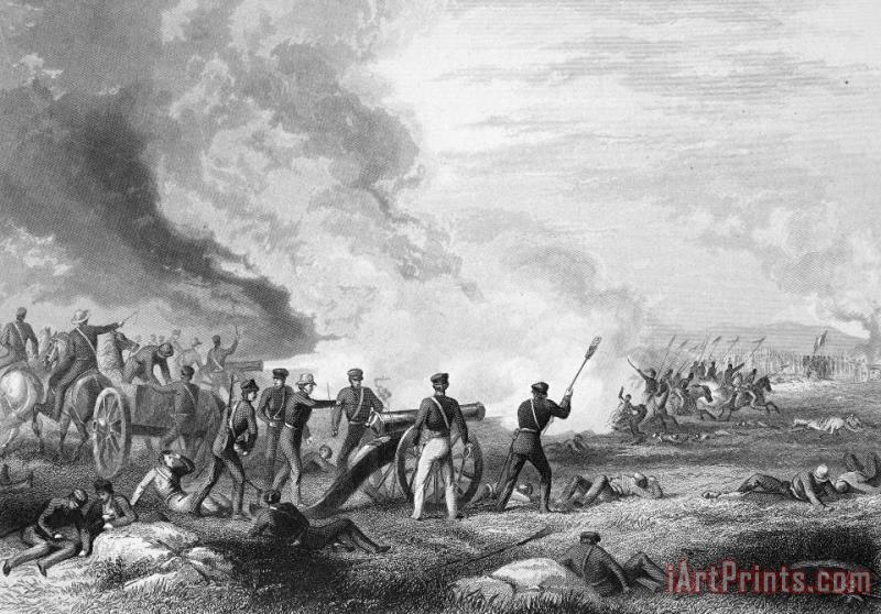 Mexican War: Palo Alto painting - Others Mexican War: Palo Alto Art Print