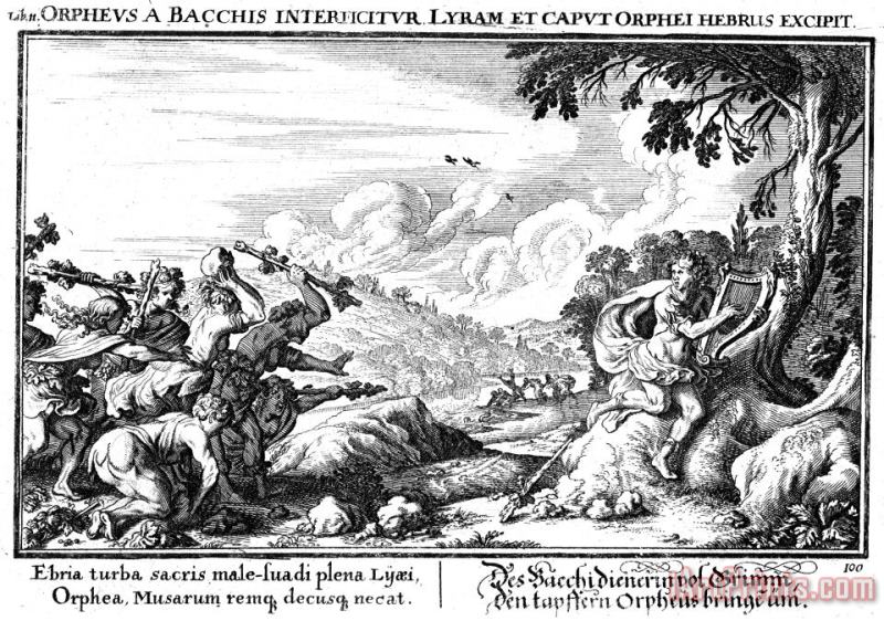 Mythology: Orpheus painting - Others Mythology: Orpheus Art Print