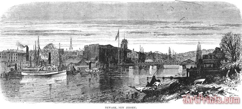 Others New Jersey: Newark, 1876 Art Print
