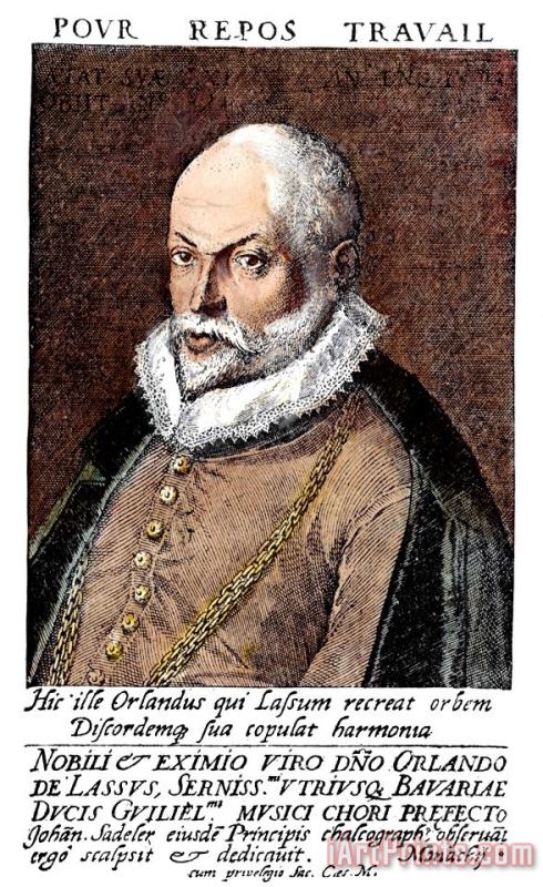 Others ORLANDO di LASSO (1532-1594) Art Print
