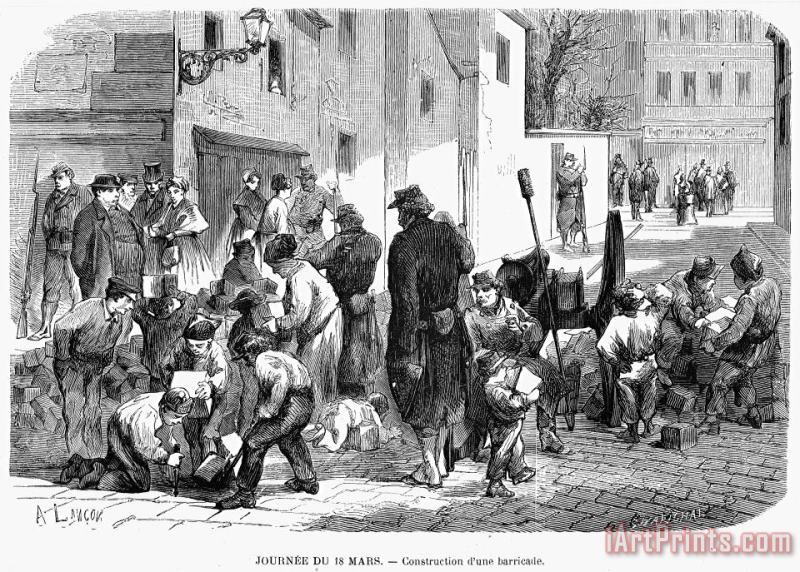 Others Paris Commune, 1871 Art Print