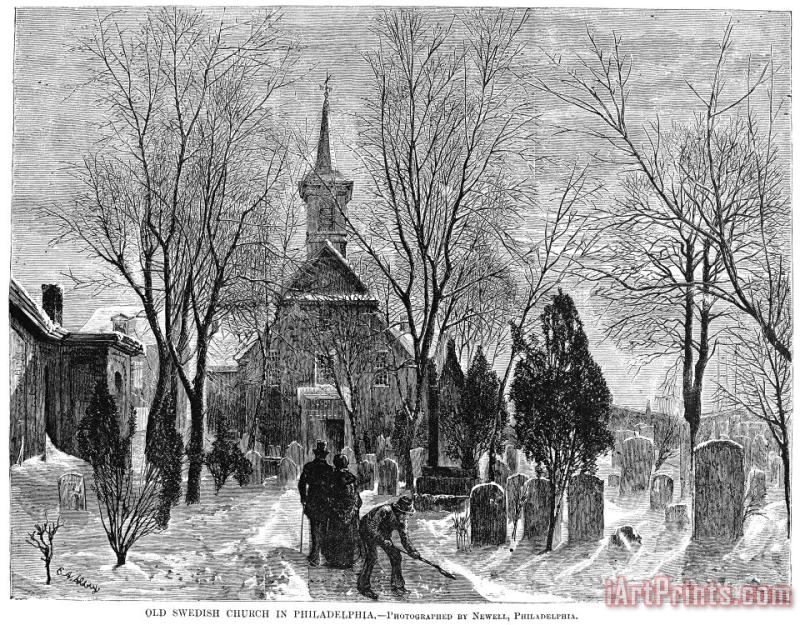 Others Philadelphia: Winter, 1873 Art Print