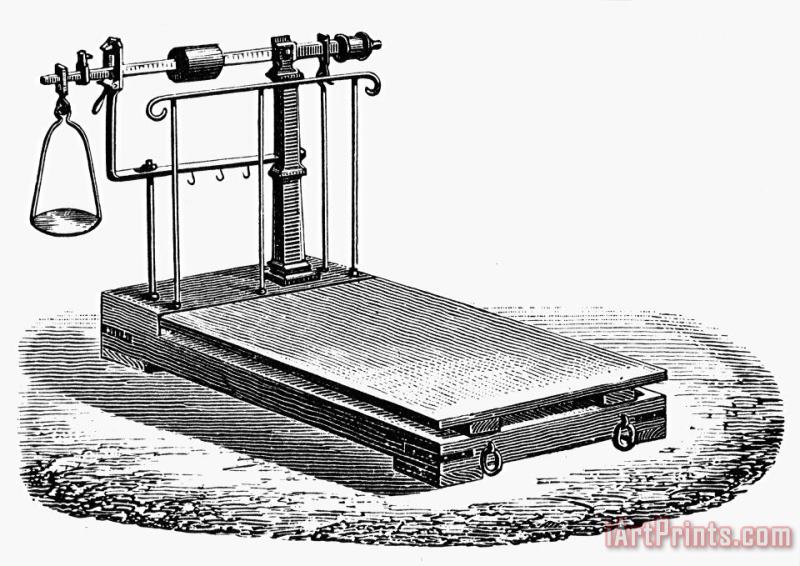 Others PLATFORM SCALE, c1900 Art Painting