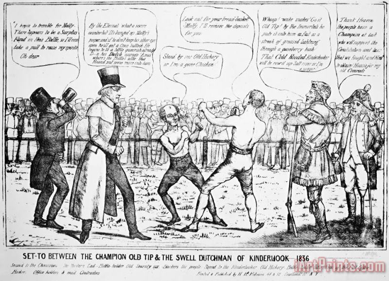 Others Presidential Campaign, 1836 Art Print