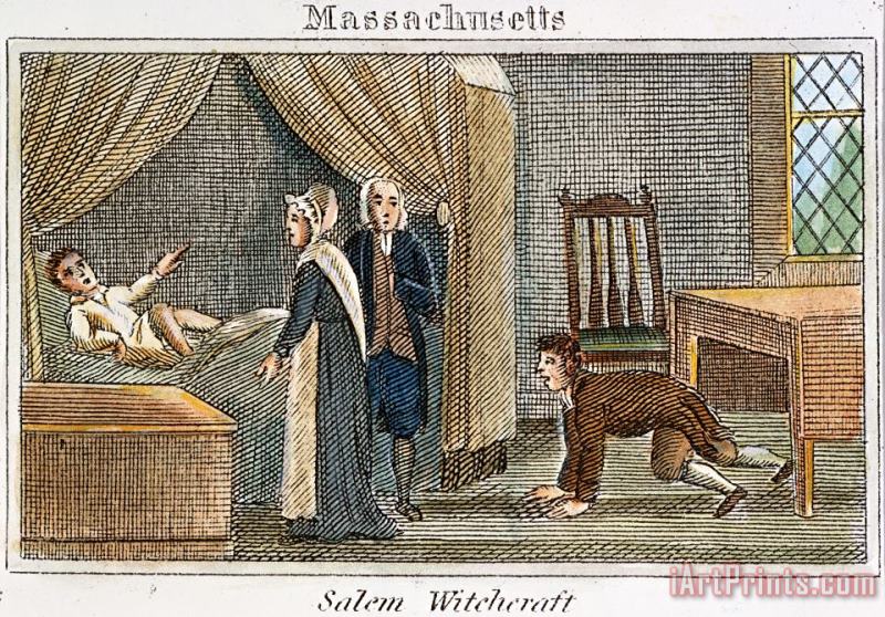 Others Salem Witchcraft, 1692 Art Painting