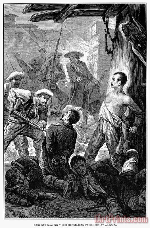 Spain: Second Carlist War painting - Others Spain: Second Carlist War Art Print