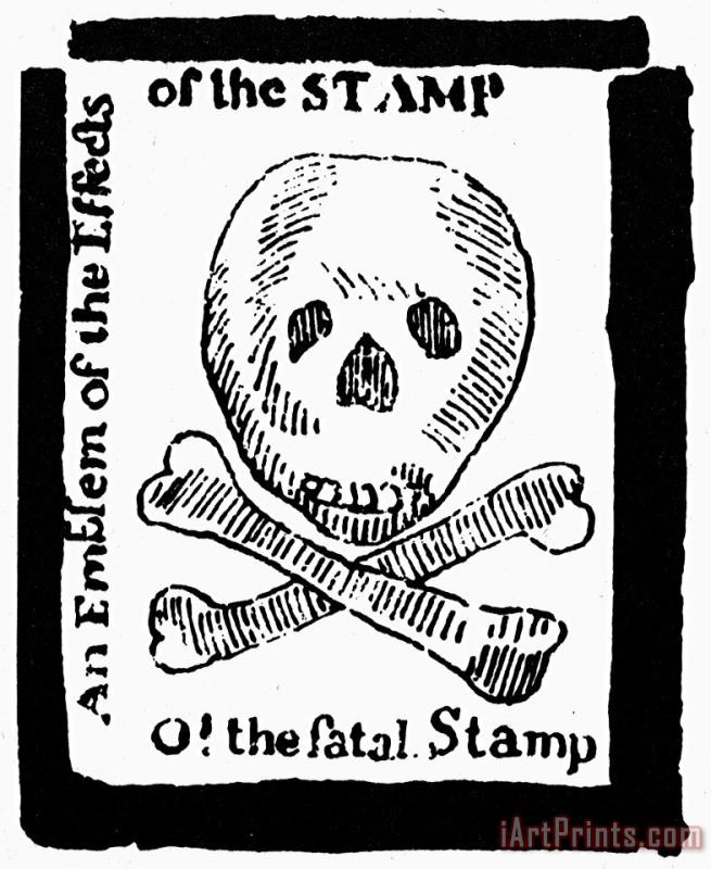 Others Stamp Act: Cartoon, 1765 Art Painting