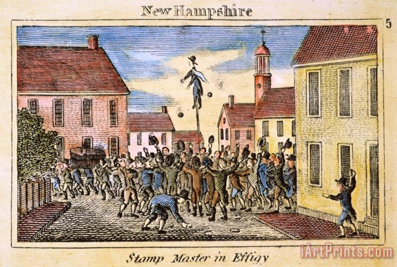 Stamp Act: Protest, 1765 painting - Others Stamp Act: Protest, 1765 Art Print