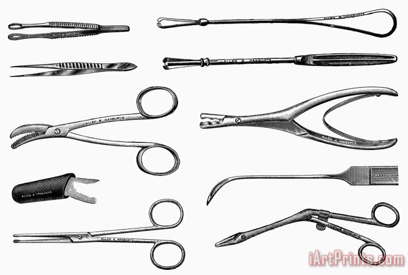 Others Surgical Instruments Art Print